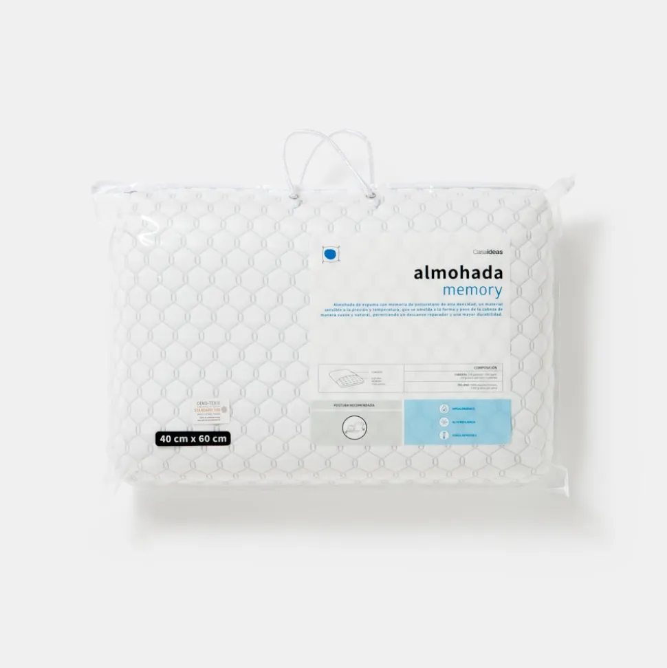 Almohada Memory 1100 gsm 40x60 cm