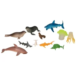 Balde de juguetes “Animales del mar” 9 piezas
