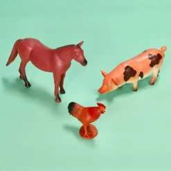 Balde de juguetes “Animales de la granja” 12 piezas