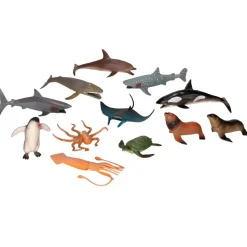 Balde de juguetes “Animales del mar” 12 piezas