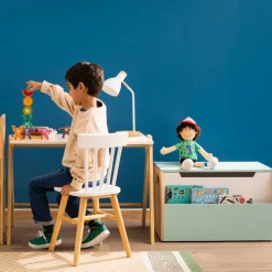 Baúl madera para libros infantil 66x40x40 cm