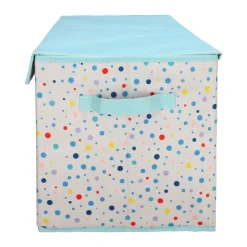 Baúl organizador de tela con divisiones 60x30x30 cm