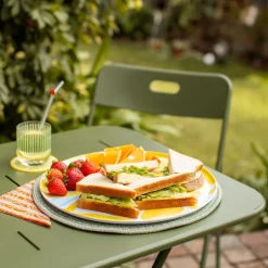 Bandeja redonda de melamina 35 cm