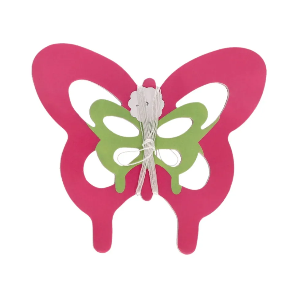 Banderines de papel con flores
