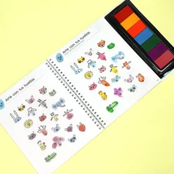 Block de actividades para pintar con huellas