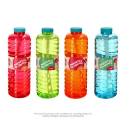 Botella con líquido para burbujas 1 L