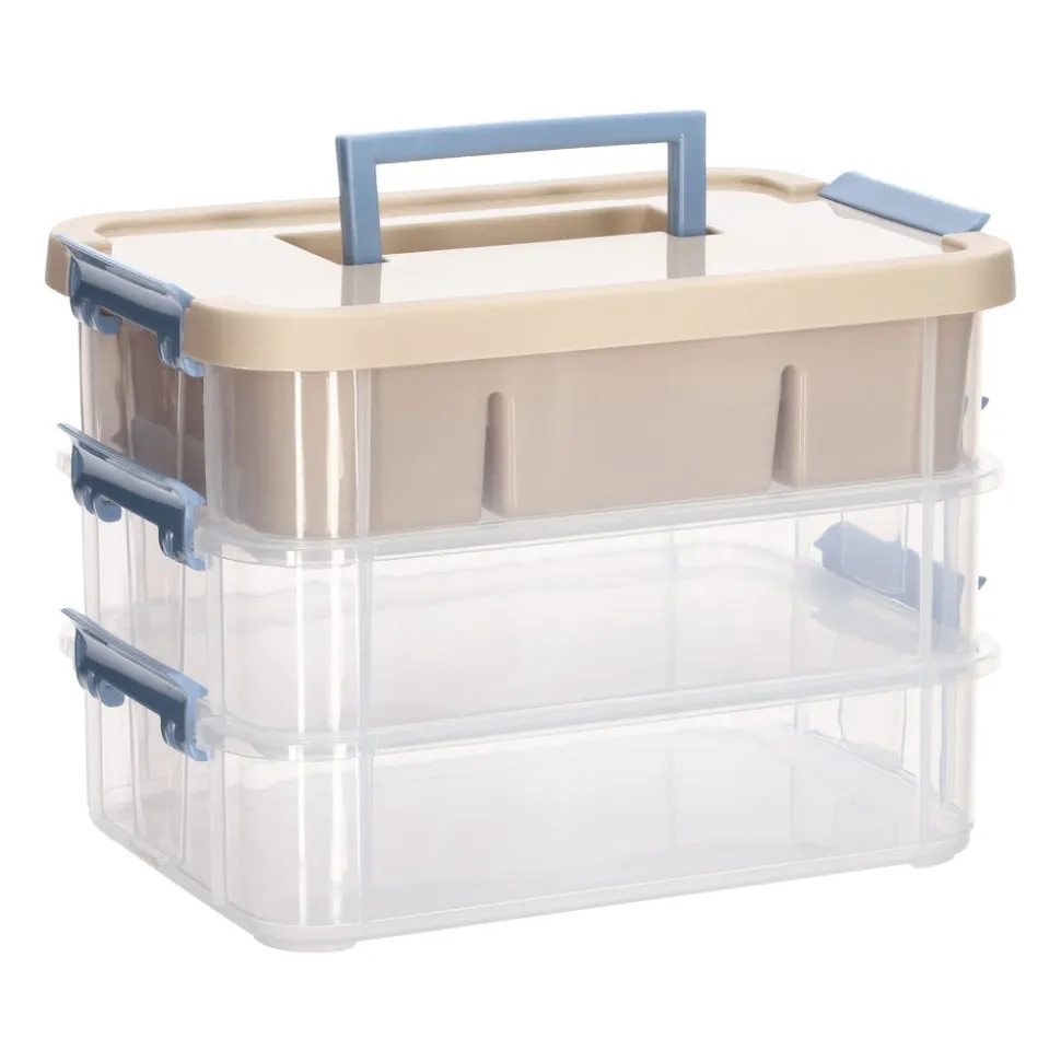 Caja multifuncional de plástico 27,5x18x19,5 cm