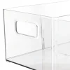 Caja organizadora de plástico con dos divisiones 31x15x10 cm
