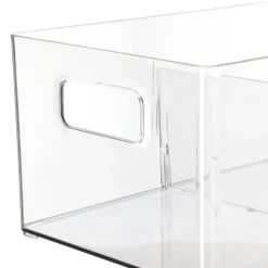 Caja organizadora de plástico con dos divisiones 31x15x10 cm