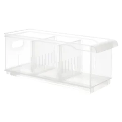 Caja organizadora plástica para despensa 12x30,5x12,7 cm