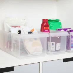 Caja organizadora plástica para despensa 16,7x30,5x12,8 cm