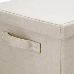 Caja organizadora textil quilt 33x23x20 cm