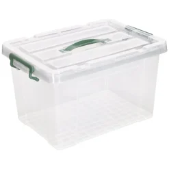 Caja plástica con tapa 20 litros 42,5x30x24 cm