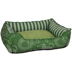 Cama nido mediana estampada para perros 60x50x20 cm
