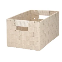 Canasto cinta de algodón 33x22x16,5 cm