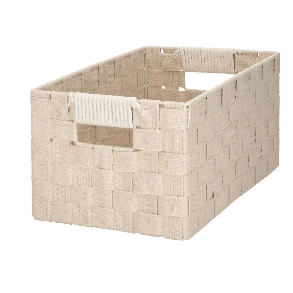 Canasto cinta de algodón 33x22x16,5 cm