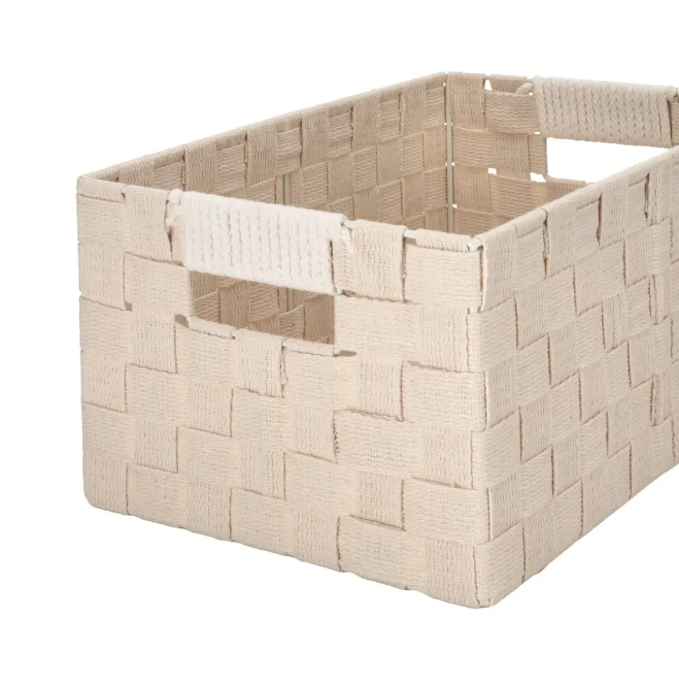 Canasto cinta de algodón 33x22x16,5 cm
