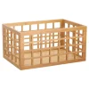 Canasto de madera de bambú 27x17x13,5 cm