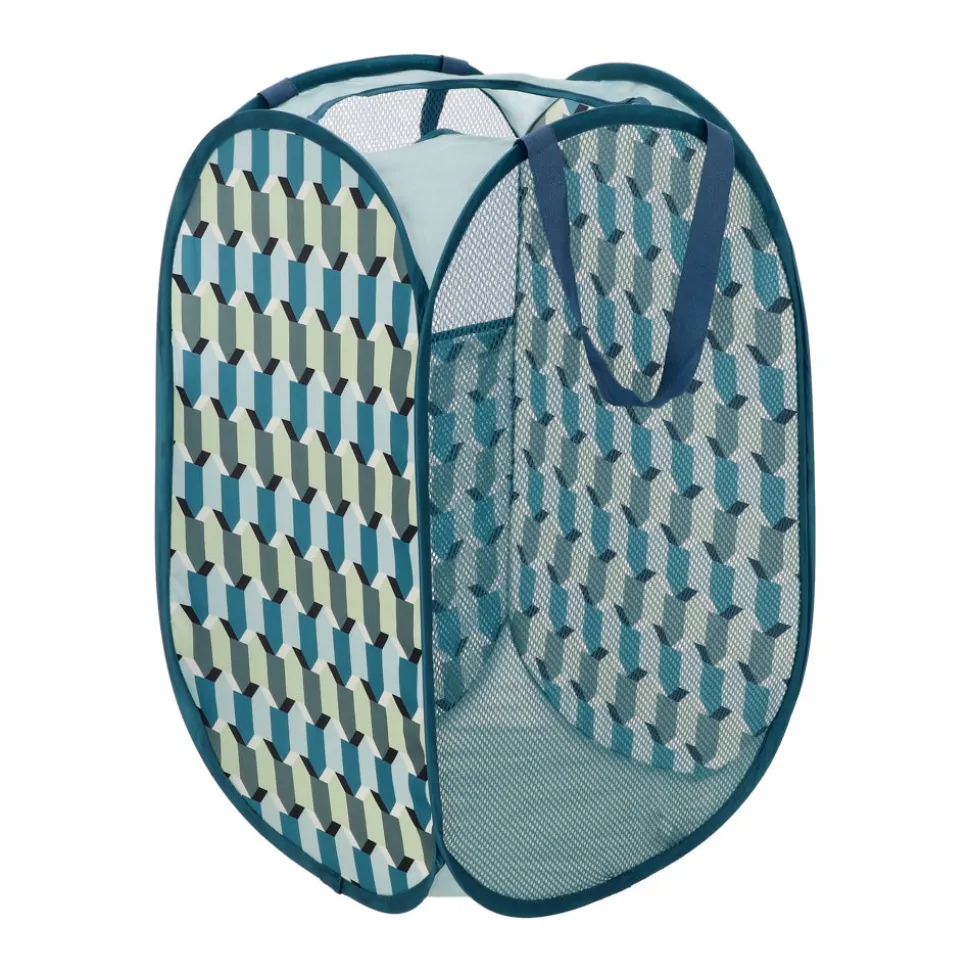Canasto de ropa de malla 36x36x58 cm