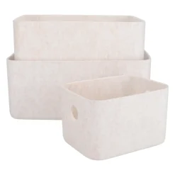 Canasto organizador de fieltro 20x15,5x12 cm