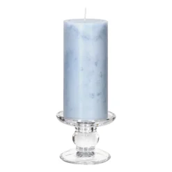 Candelabro de vidrio bajo 9x7 cm