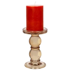 Candelabro perfil de vidrio 15,5x9,5 cm