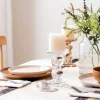 Candelabro perfil de vidrio 15,5x9,5 cm