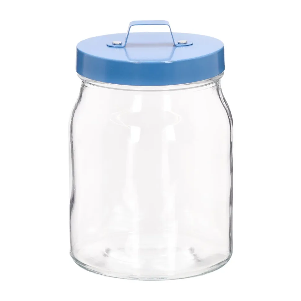 Canister de vidrio con tapa de metal 800 ml