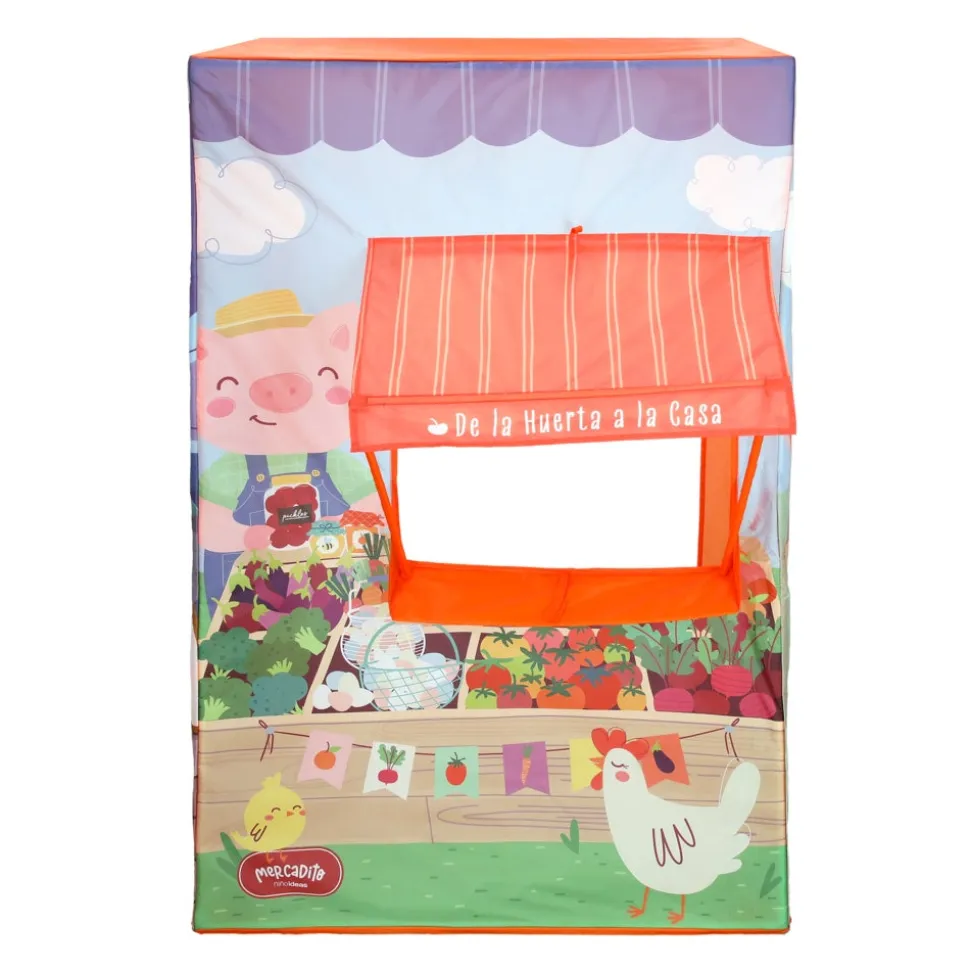 Carpa mercadito para niños