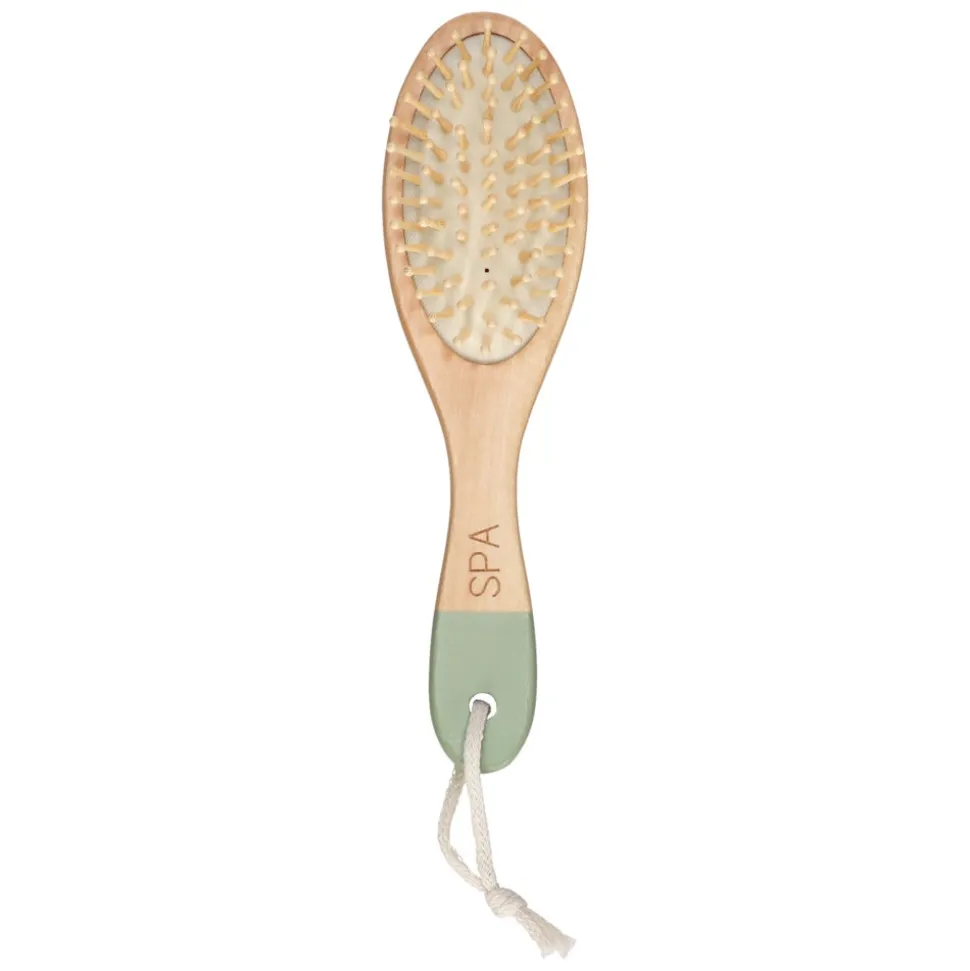 Cepillo para pelo de madera