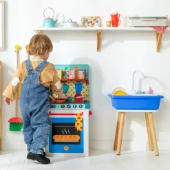 Cocina organizadora de juguetes 34x34x70 cm