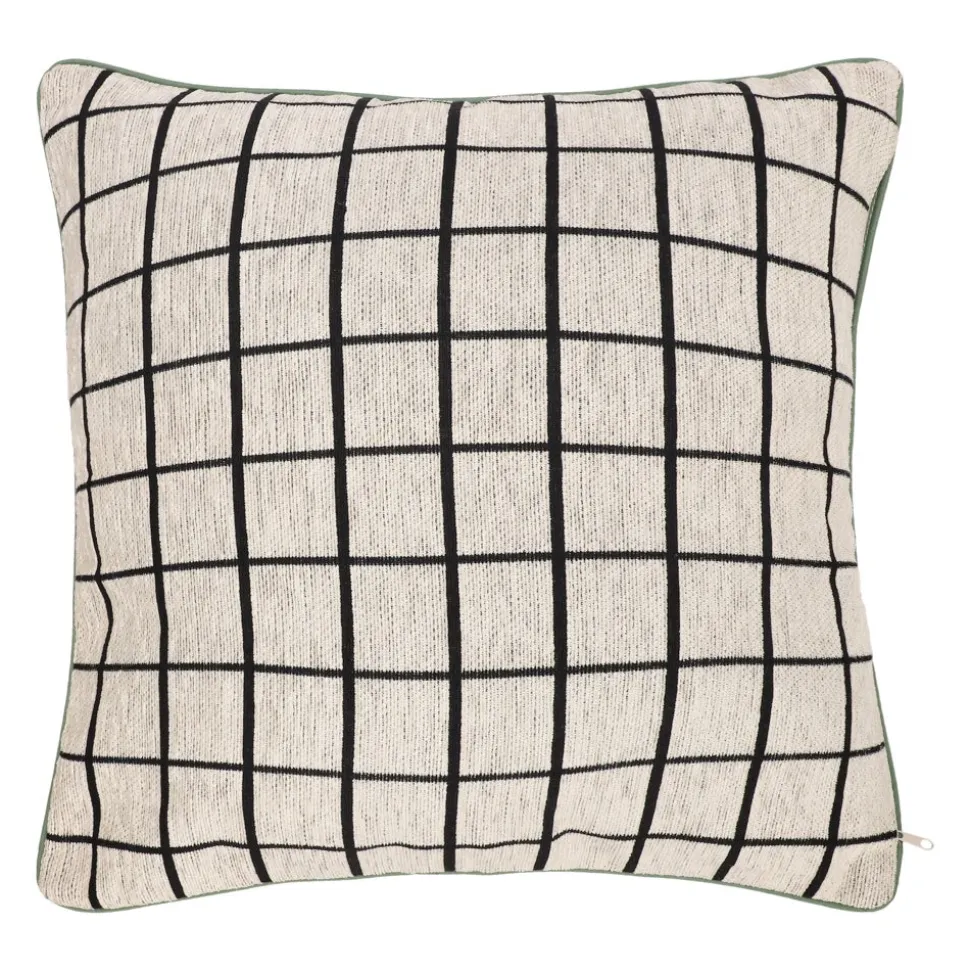Cojín con diseño tejido jacquard 45x45 cm