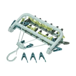 Colgador de plástico para ropa 32 pinzas