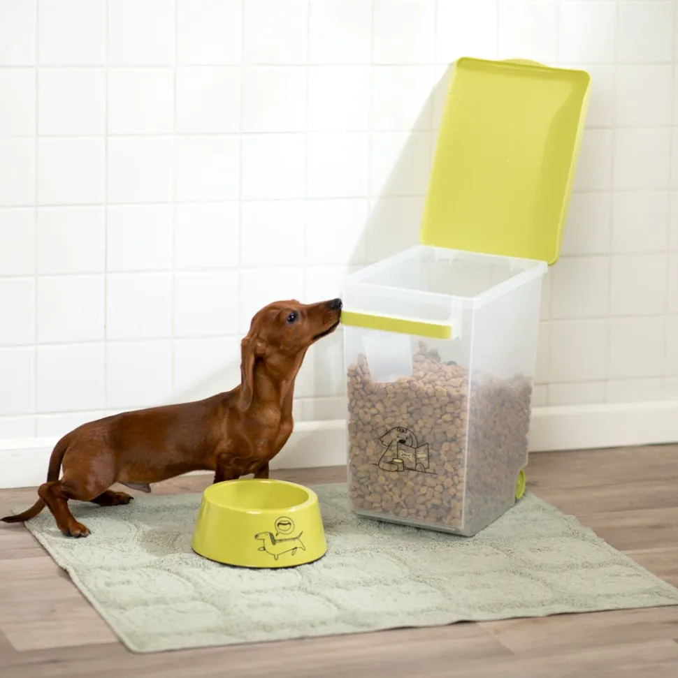 Contenedor de plástico para comida de mascotas 17 L