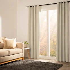 Cortina blackout chenille ojetillos 140x240 cm