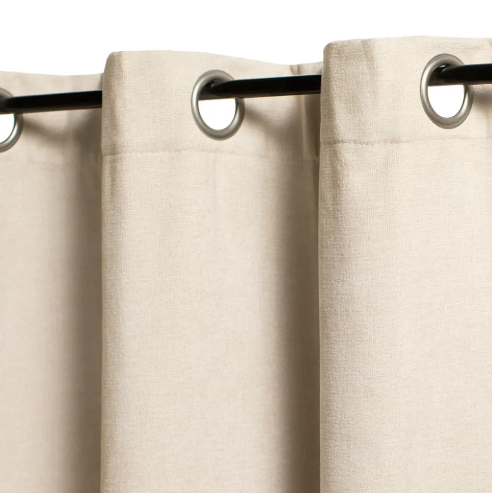 Cortina blackout chenille ojetillos 140x240 cm