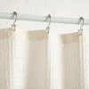 Cortina de baño algodón texturizado 180x190 cm