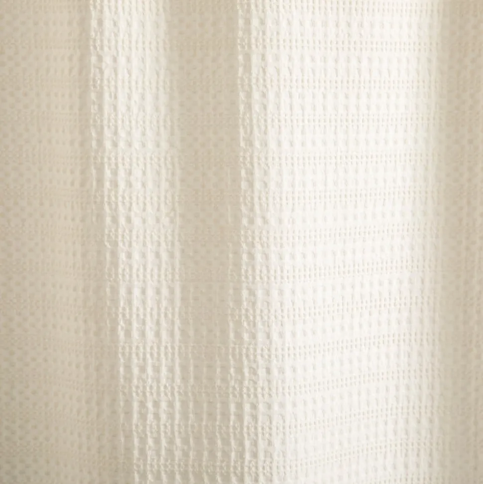 Cortina de baño algodón texturizado 180x190 cm