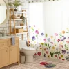 Cortina de baño estampada 178x180 cm