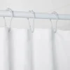 Cortina de baño estampada y bordada 178x180 cm