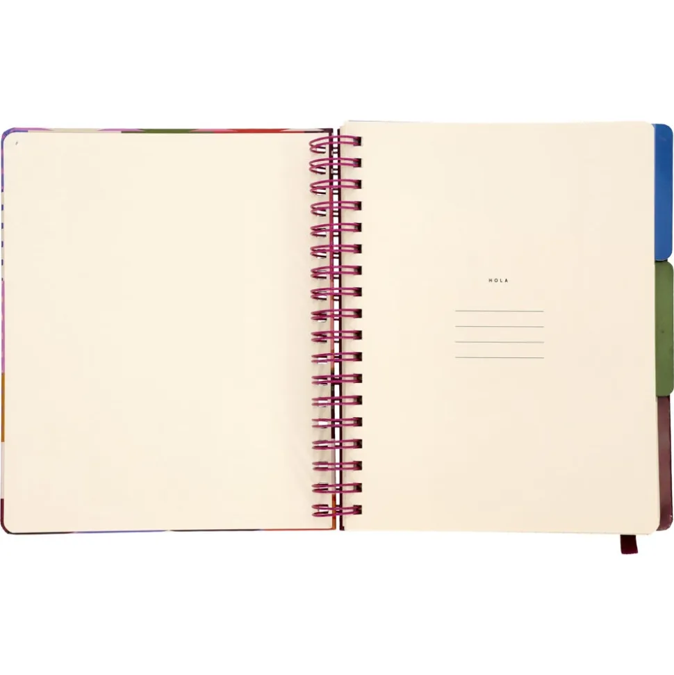 Cuaderno con divisiones 18x24 cm
