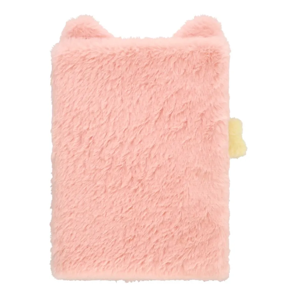 Cuaderno peluche con lápiz