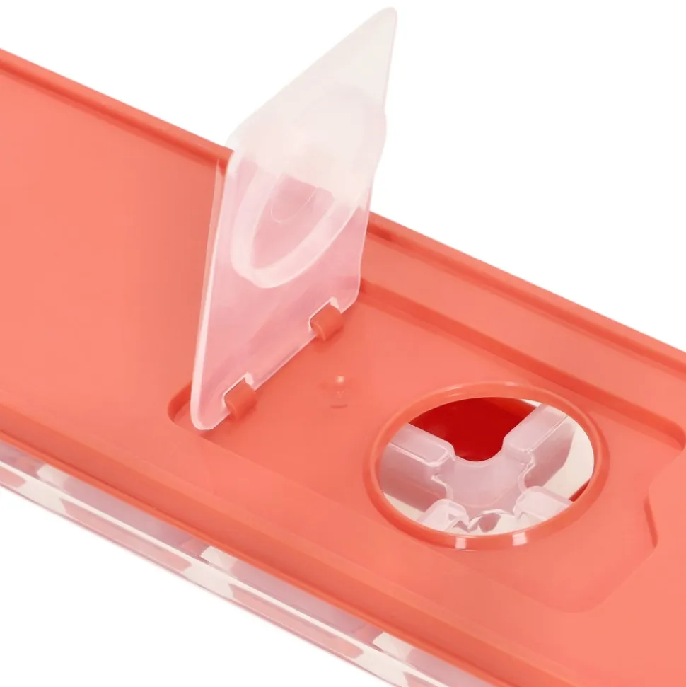 Cubeta para hielo con base de silicona y tapa