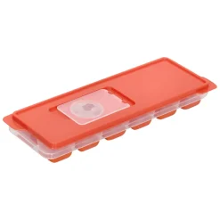 Cubeta para hielo con base de silicona y tapa