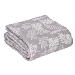 Cubrecama de algodón bordado 1.5 plaza