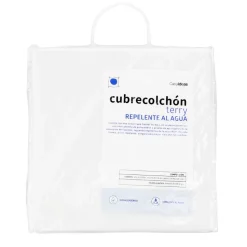 Cubrecolchon terry repelente al agua 1.5 plaza