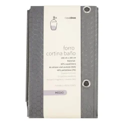 ​​Forro de cortina de baño texturado 180x190 cm