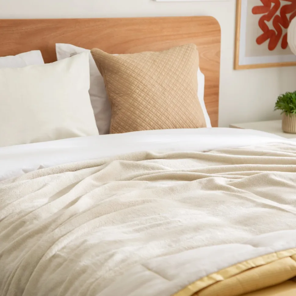 Frazada coral fleece diseño 2 plazas