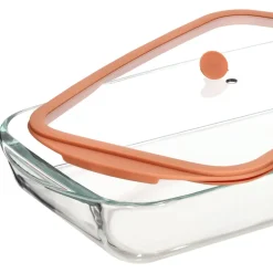 Fuente de vidrio para hornos con tapa 3600 ml