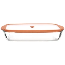 Fuente de vidrio para hornos con tapa 3600 ml